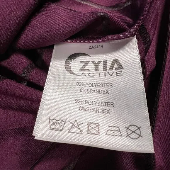 Zyia Active Wine Havana Athletic Tank NWT | Women's S - Picture 6 of 10